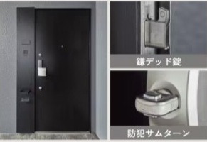 スタイリッシュな玄関廻り