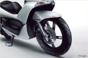 専用バイク置場
