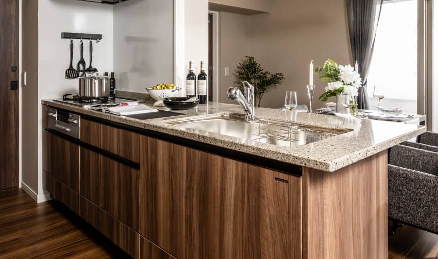 対面オープンキッチン