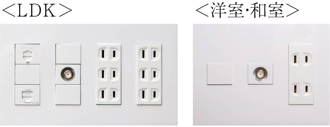 各居室用コンセント