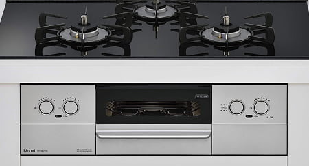 フレームレスガラストップガスコンロ