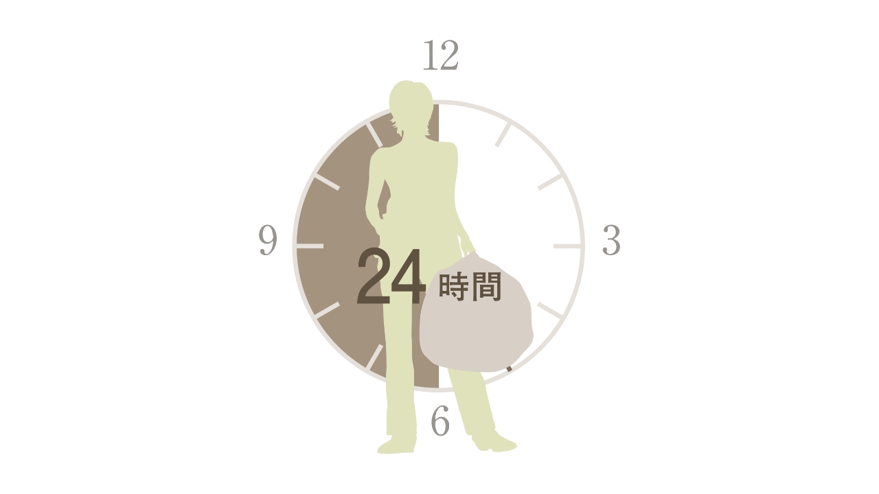 24時間ゴミ出しOK※