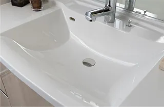 ボウル一体型洗面カウンター