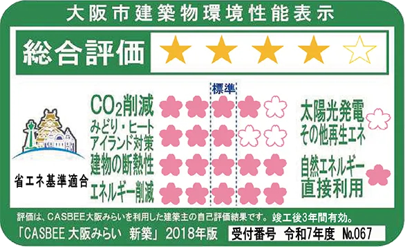CASBEE（大阪市建築物環境配慮評価システム）