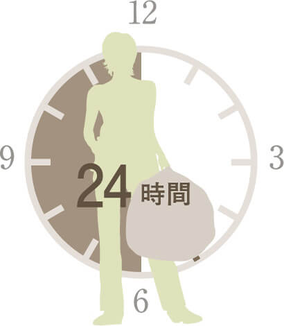 24時間ゴミ出しOK※