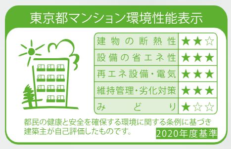 東京都マンション環境性能表示