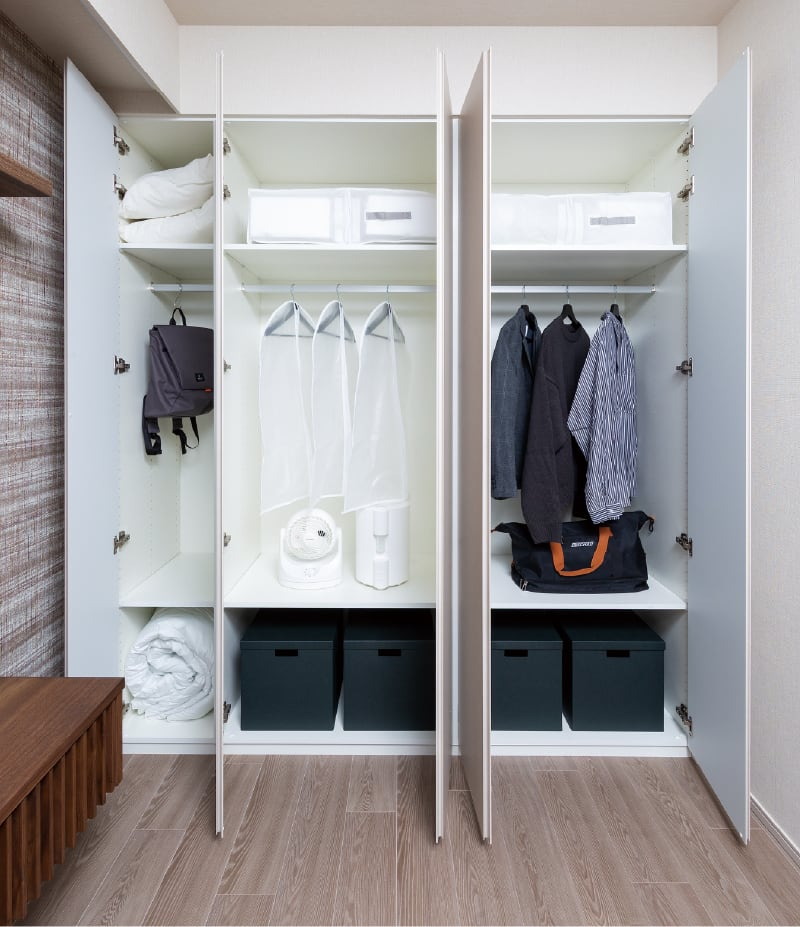 クロゼット（システム収納）（一部の住戸のみ採用。）