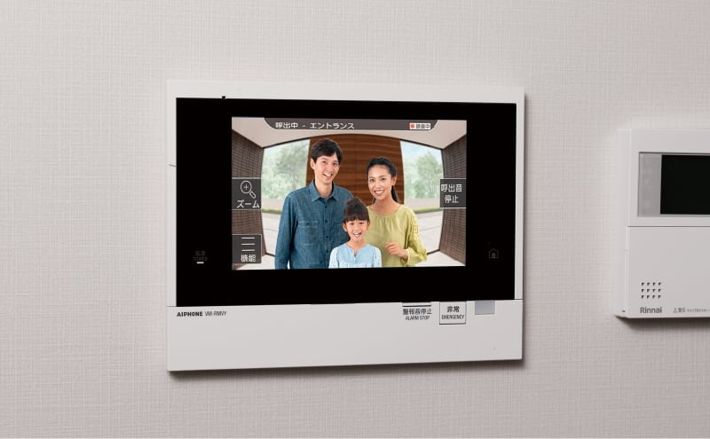 カラーモニター付インターホン