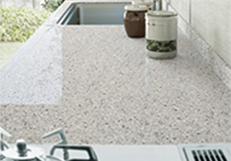 品質感あるカウンター「フィオレストーン」