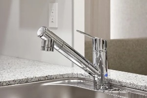 浄水器一体型シャワー水栓