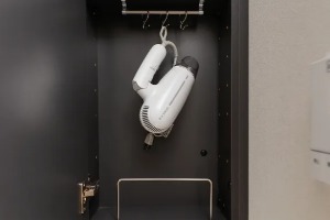 ティッシュBOX＆
ドライヤーフック