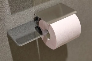 棚付きペーパーホルダー