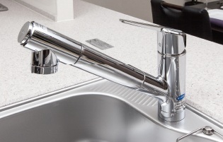 浄水器一体型シャワー水栓