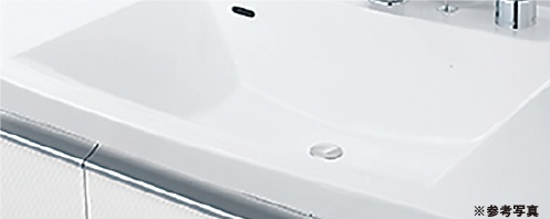 アクリル人造大理石ボウル一体型カウンター