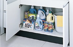 カウンター下開き収納