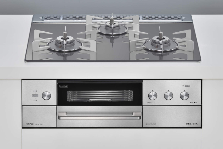 ガラストップキッチンコンロ（DELICIA）