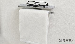 小物置付タオル掛け