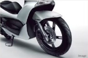 専用バイク置場