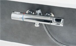 壁付サーモ水栓