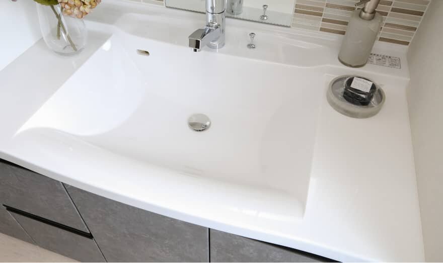 ボウル一体型
人造大理石カウンター