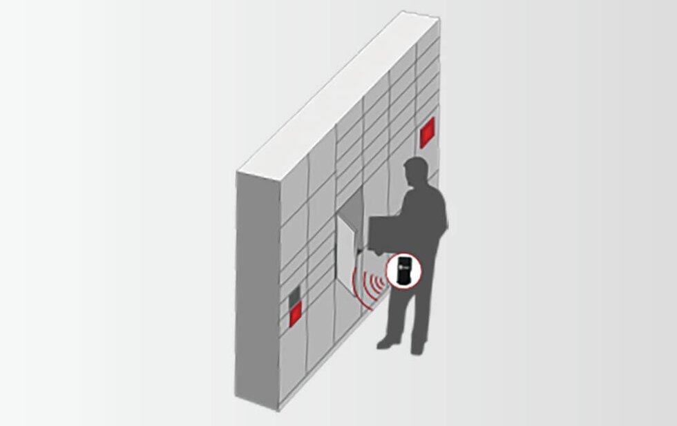 宅配ボックスと鍵が連動