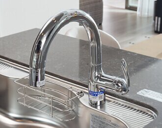 浄水器付きハンドシャワー水栓