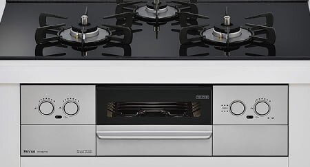 フレームレスガラストップガスコンロ