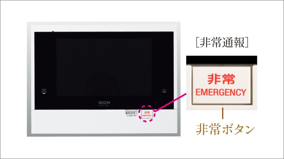 カラーモニター付インターホン親機