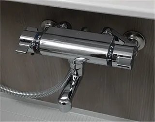 サーモスタット付混合
水栓&浴室カウンター