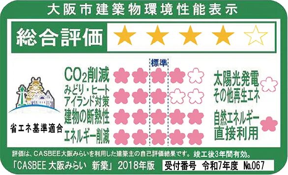 CASBEE（大阪市建築物環境配慮評価システム）