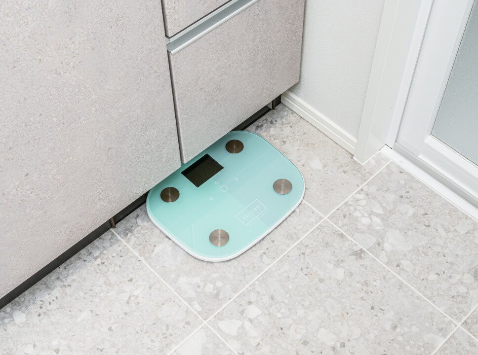 ヘルスメーター収納スペース