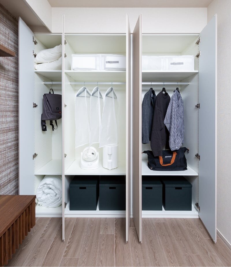 クロゼット（システム収納）（一部の住戸のみ採用。）