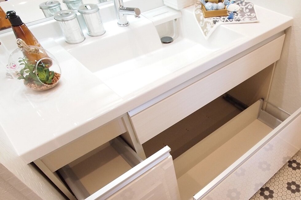 一体成形のカウンター