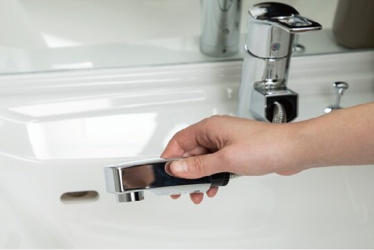 シングルレバー引出し混合水栓