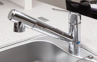 浄水器一体型シャワー水栓