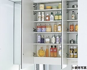 大型ミラーキャビネット