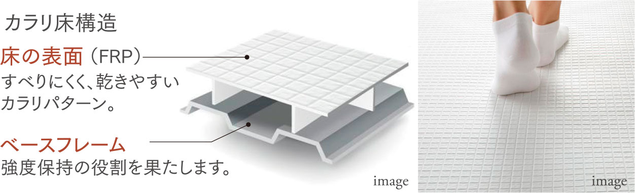 カラリ床