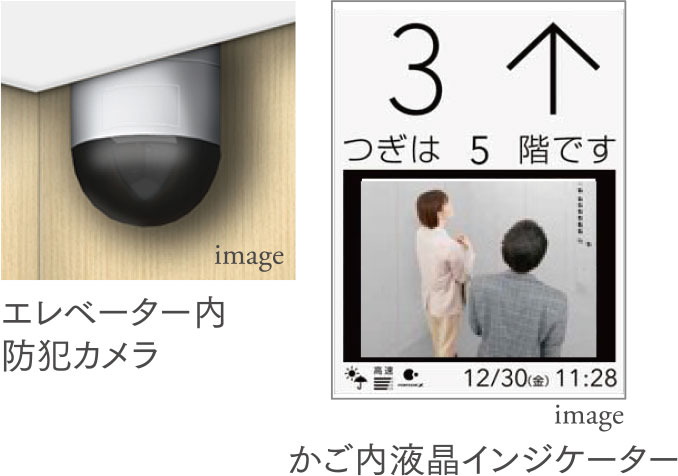 エレベーター内防犯カメラ