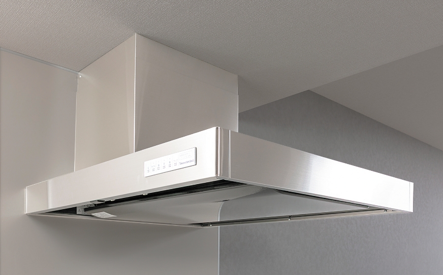 ステンレス製整流板付レンジフード