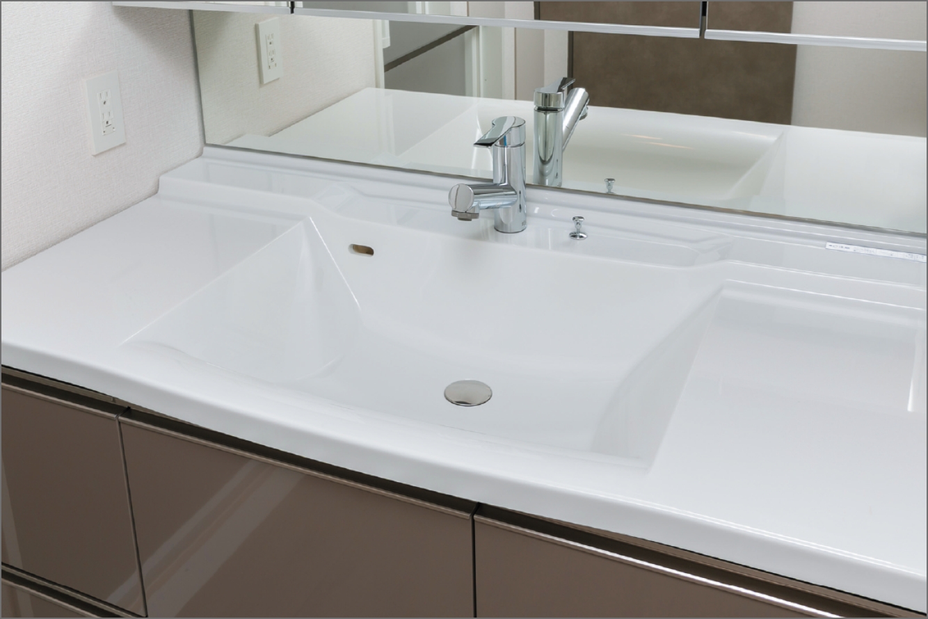 ボウル一体型カウンター