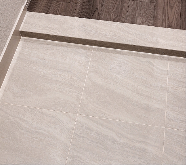 石調タイルの玄関床