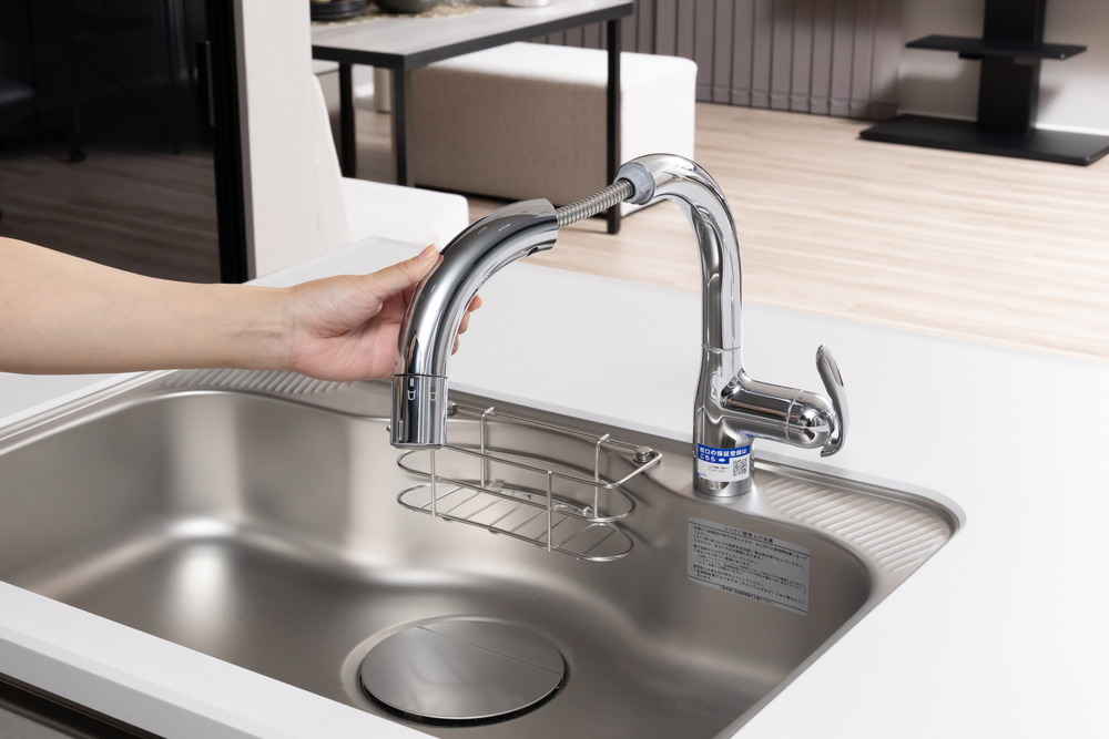 浄水機能付きハンドシャワー水栓