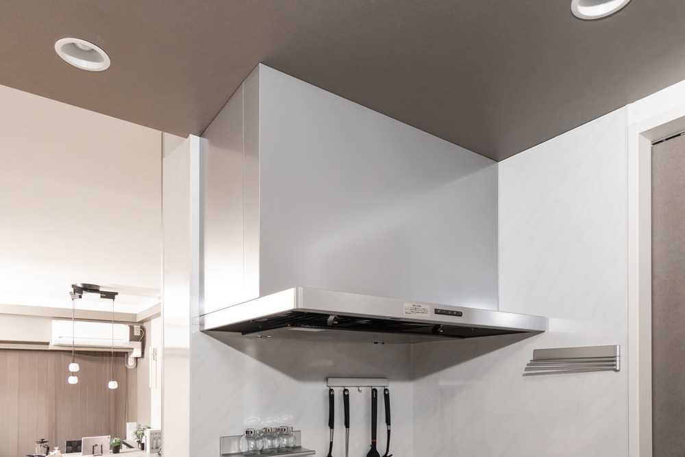 整流板付きレンジフード