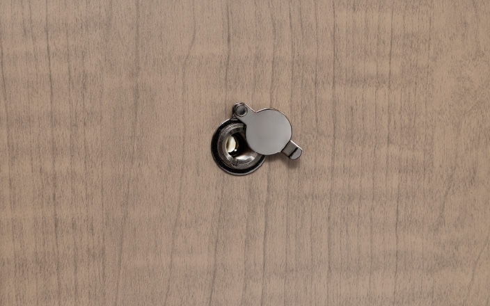 カバー付きドアスコープ