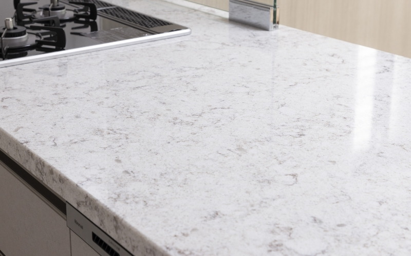 高級人造石天板フィオレストーン
キッチンカウンター