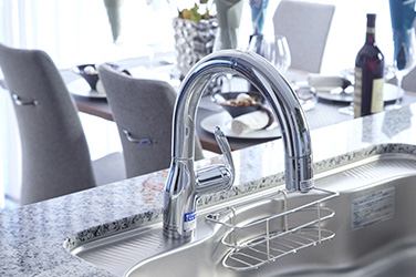 タッチレス浄水器一体型水栓