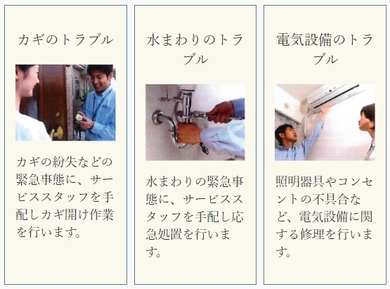 駆け付けサポート＜株式会社ダイイチ合人社建物管理＞
