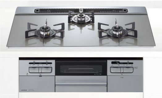 ガラストップガスコンロ