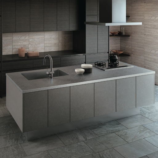 モントーレ室見リバーサイド全邸Lクラスキッチン採用／美しく、上質に。家族の時間を豊かに彩るキッチン。