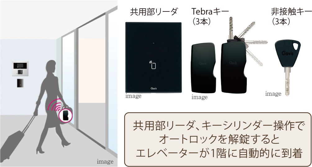 ハンズフリー Tebraキー